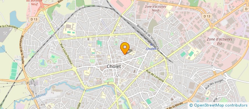 localisation de l'entreprise INDIVISION JADAUD à CHOLET