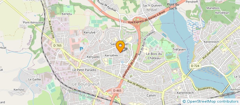 localisation de l'entreprise INDIVISION JAFFRAIN à LORIENT