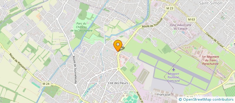 localisation de l'entreprise INDIVISION JAFFRES SYLVINE  CUGNAUX