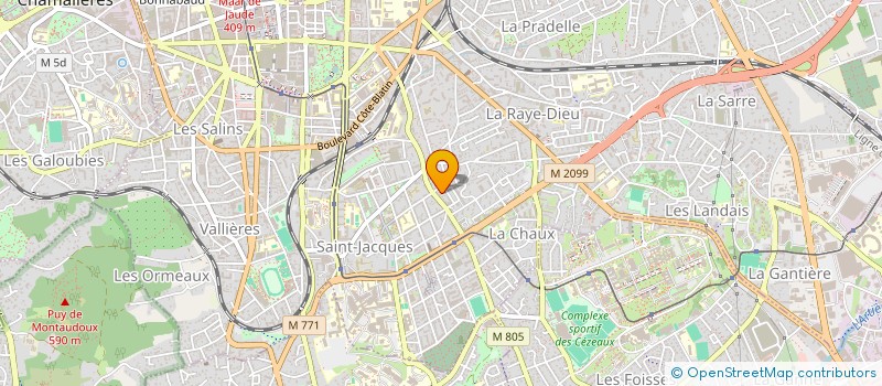 localisation de l'entreprise INDIVISION JAILLY ET CAM  CLERMONT-FERRAND