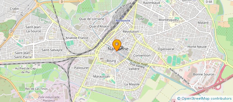localisation de l'entreprise INDIVISION JALABERT à NARBONNE