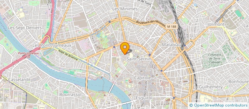 localisation de l'entreprise INDIVISION JALABERT ROQUES à TOULOUSE