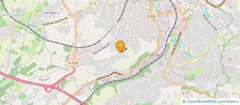 localisation de l'entreprise INDIVISION JALLAMION-BONNET à VOIRON