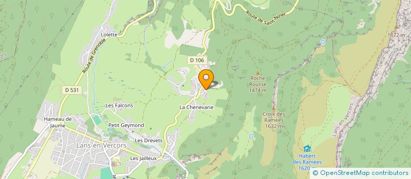 localisation de l'entreprise INDIVISION JALLIFIER VERNE  LANS-EN-VERCORS