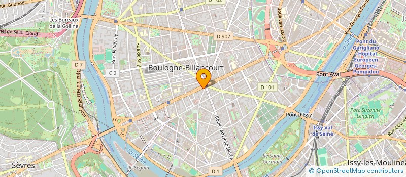 localisation de l'entreprise INDIVISION JALOUSTRE DUPEYROUX à BOULOGNE-BILLANCOURT