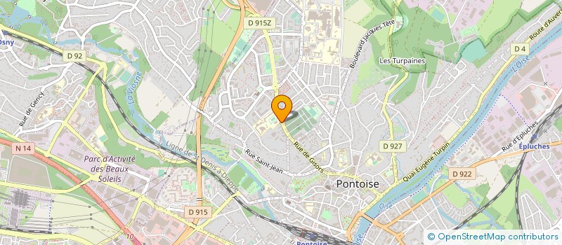 localisation de l'entreprise INDIVISION JAMBRIN  PONTOISE