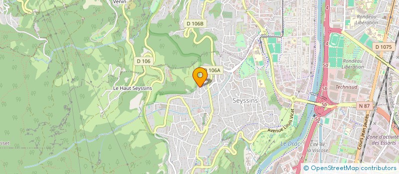 localisation de l'entreprise INDIVISION JAMET à SEYSSINS