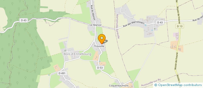 localisation de l'entreprise INDIVISION JAMET JONATHAN ET ETANCELIN JAMET MATHILDE  BOIS-D'ENNEBOURG