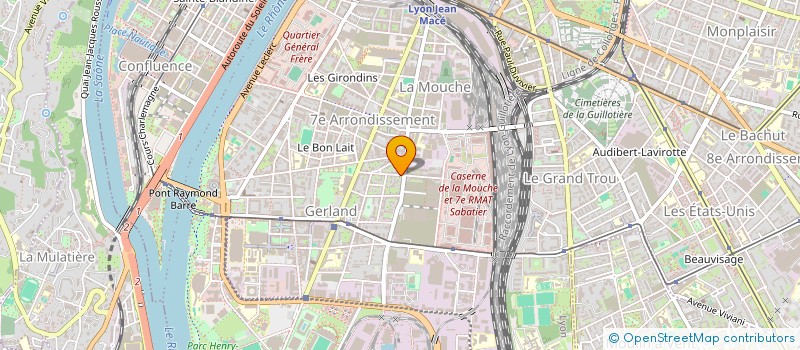 localisation de l'entreprise INDIVISION JAMON-GINHOUX  SAINT-ETIENNE