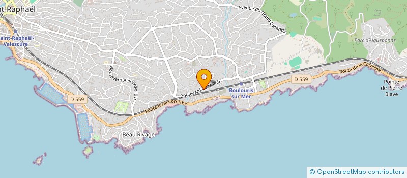 localisation de l'entreprise INDIVISION JAN-RICHARD  SAINT-RAPHAEL