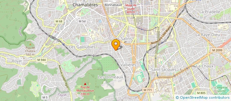 localisation de l'entreprise INDIVISION JANCART - CASARI  CLERMONT-FERRAND