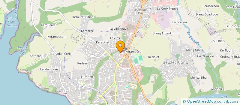 localisation de l'entreprise INDIVISION JANIN GUEGAN LEBOUR à CONCARNEAU