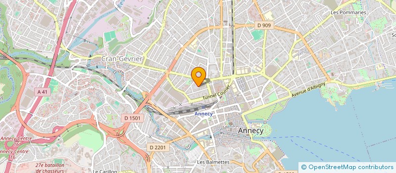 localisation de l'entreprise INDIVISION JANOSEVIC-GARNY à ANNECY