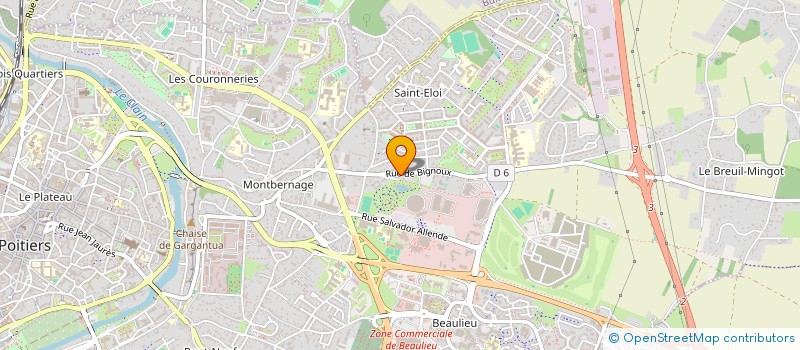 localisation de l'entreprise INDIVISION JANTET/MARTIN  POITIERS