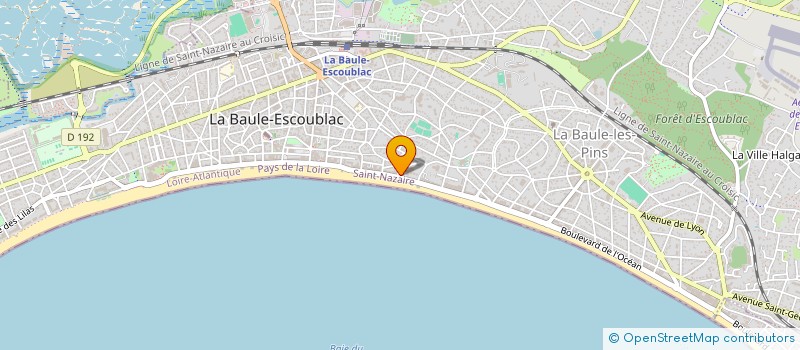 localisation de l'entreprise INDIVISION JANVIER BRAJEUL à LA BAULE-ESCOUBLAC