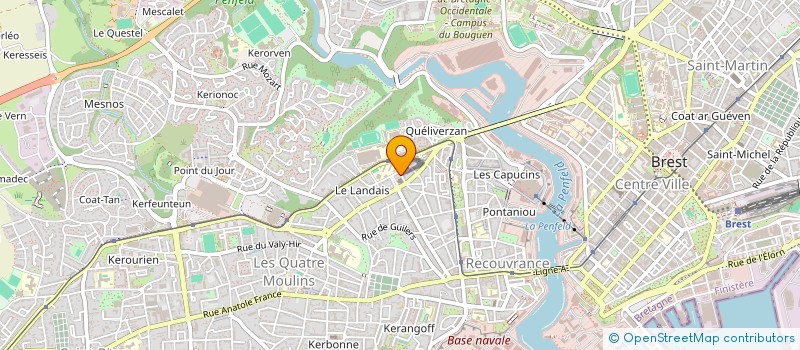 localisation de l'entreprise INDIVISION JANVIER LAURE ET MATHIEU à BREST
