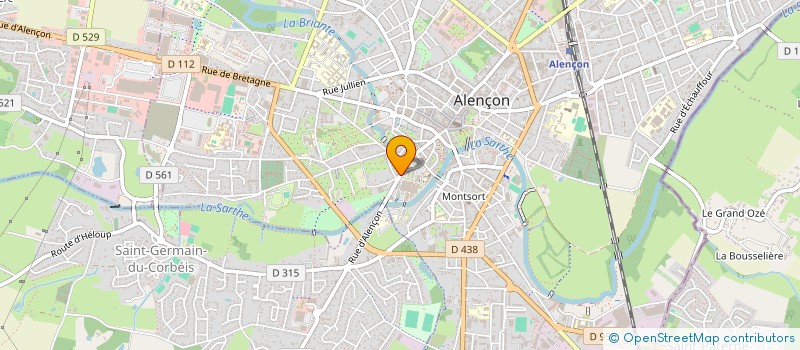 localisation de l'entreprise INDIVISION JARDIN à ALENCON