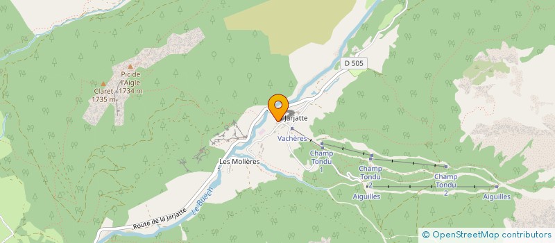 localisation de l'entreprise INDIVISION JARJATTE  LUS-LA-CROIX-HAUTE