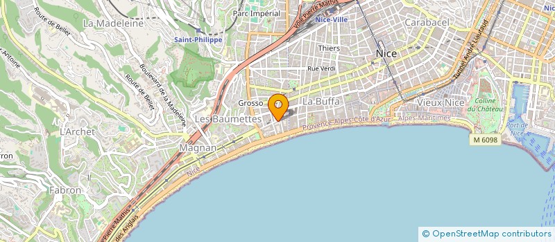 localisation de l'entreprise INDIVISION JARROT 105 RDF  NICE