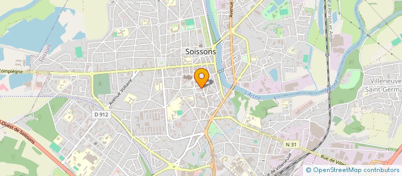 localisation de l'entreprise INDIVISION JAULT PIERRE ET LOUIS  SOISSONS