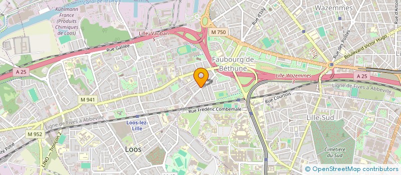 localisation de l'entreprise INDIVISION JAVELOT LEFEBVRE à LILLE
