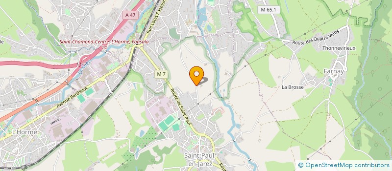 localisation de l'entreprise INDIVISION JAY  SAINT-PAUL-EN-JAREZ