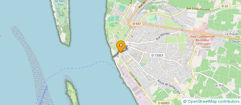 localisation de l'entreprise INDIVISION JEAN BELLEMER à BLAYE