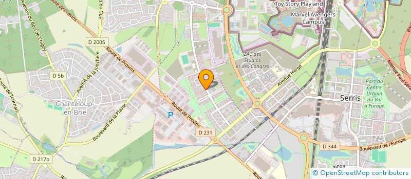 localisation de l'entreprise INDIVISION JEAN-CHARLES / ALMEIDA FERRIERA  MONTEVRAIN