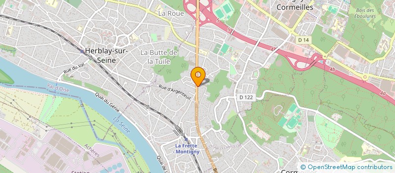 localisation de l'entreprise INDIVISION JEAN-CLAUDE ET JEAN-PIERRE SERGENT  MONTIGNY-LES-CORMEILLES