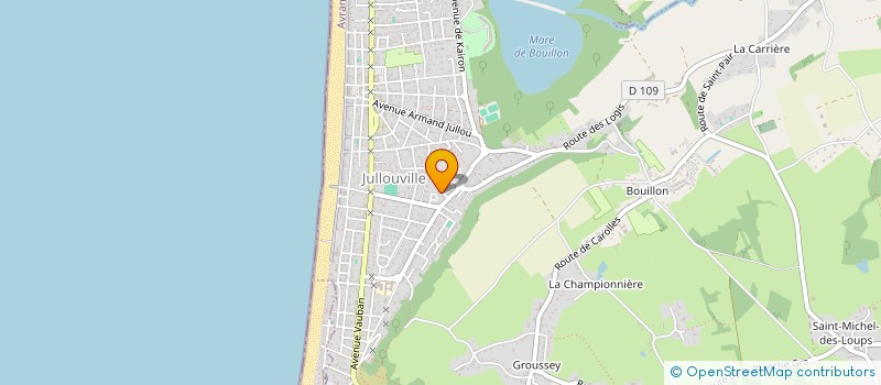 localisation de l'entreprise INDIVISION JEAN-LOUIS ET CAROLINE BELLAIZE  JULLOUVILLE