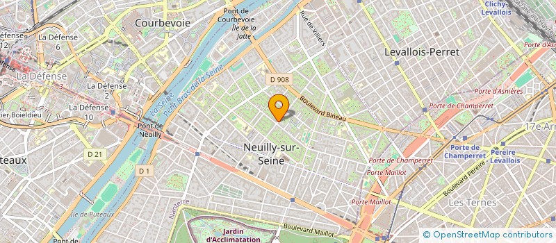 localisation de l'entreprise INDIVISION JEAN-LOUIS FOUSSE à NEUILLY-SUR-SEINE