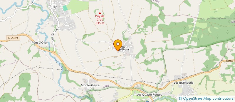 localisation de l'entreprise INDIVISION JEAN-LUC PIGNARD - STEPHANIE CHAPUT  OLBY