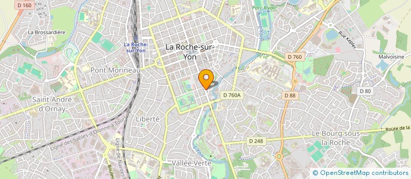 localisation de l'entreprise INDIVISION JEAN MARC-HENRI ET AMELIE  LA ROCHE-SUR-YON