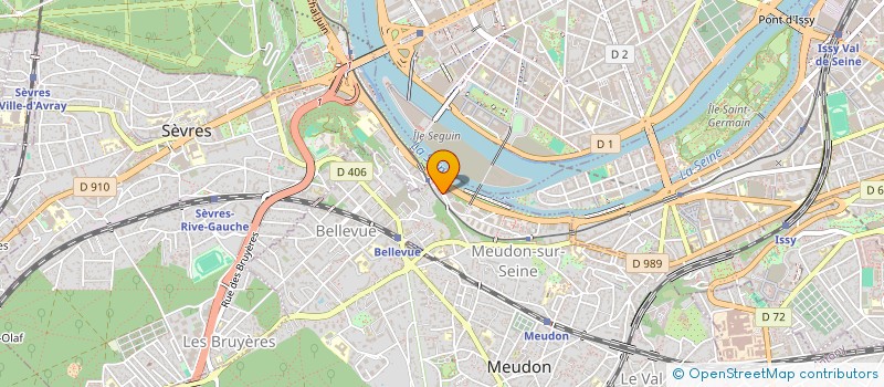 localisation de l'entreprise INDIVISION JEANDAT PHILIPPE ET BEGUE ANNICK  MEUDON