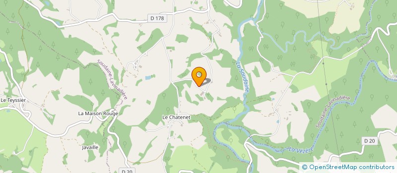 localisation de l'entreprise INDIVISION JEANDILLOUT  SOUDAINE-LAVINADIERE