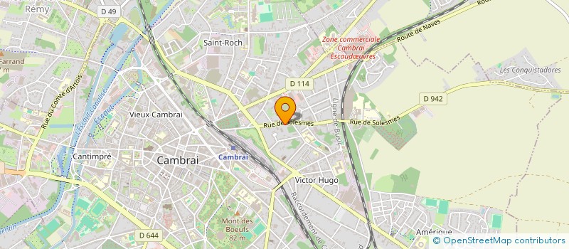 localisation de l'entreprise INDIVISION JEANJEAN-SORDET  CAMBRAI