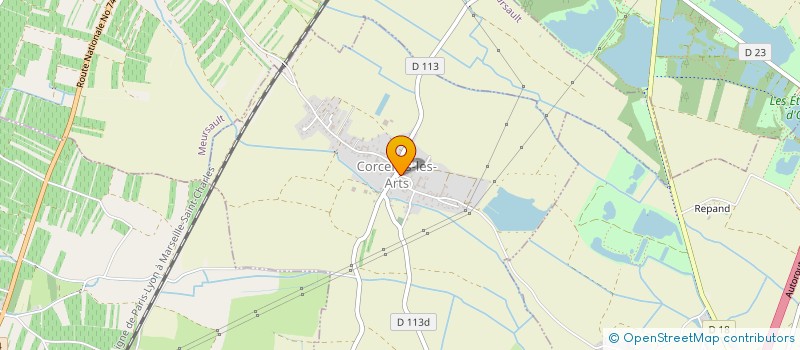 localisation de l'entreprise INDIVISION JEANNE DE NOUE  PULIGNY-MONTRACHET