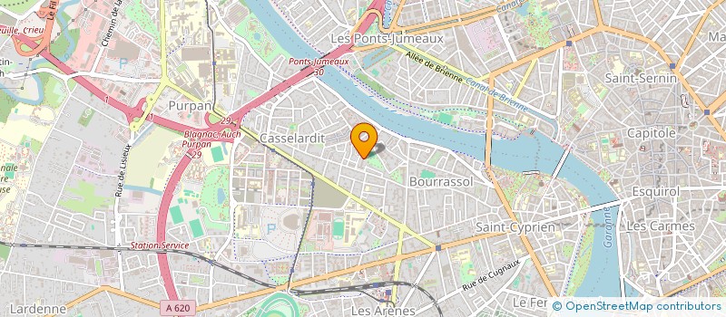 localisation de l'entreprise INDIVISION JEANNEAU-CHRETIEN à TOULOUSE