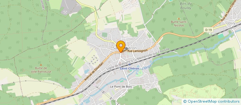 localisation de l'entreprise INDIVISION JEANNOT YVES à SAINT-CHERON