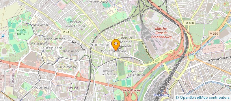 localisation de l'entreprise INDIVISION JEREMIE FERRE CLAIRE ROBICHON  STRASBOURG