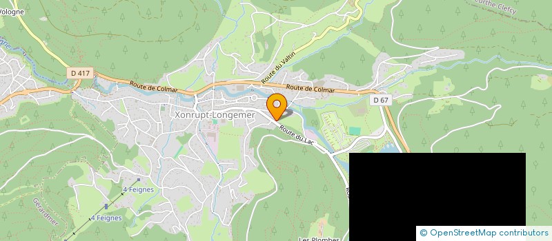 localisation de l'entreprise INDIVISION JESSON  XONRUPT-LONGEMER