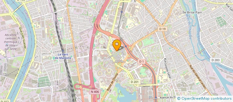 localisation de l'entreprise INDIVISION JIN HUANG  CRETEIL