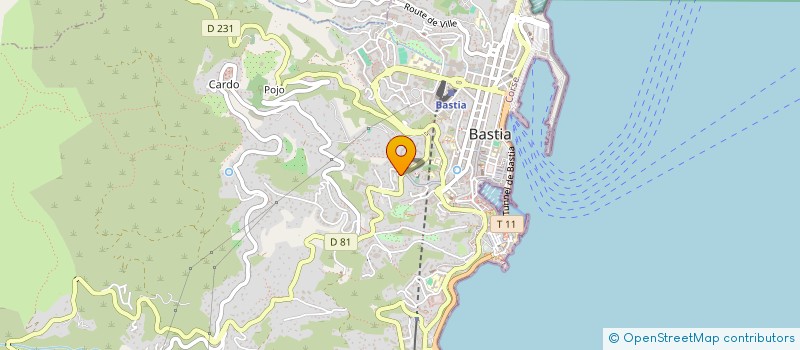 localisation de l'entreprise INDIVISION JM FILIPPI NEGREL MC à BASTIA