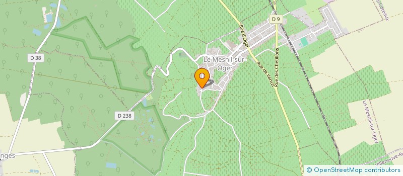 localisation de l'entreprise INDIVISION JOEL LORIN  LE MESNIL-SUR-OGER