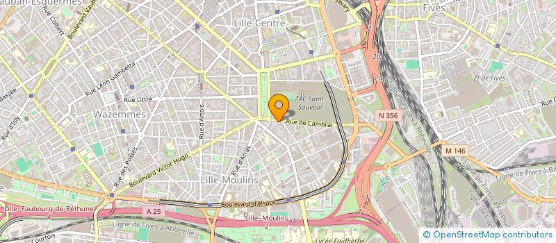 localisation de l'entreprise INDIVISION JOHANN TISON-HATAT FLORENCE LAGACHE  LILLE