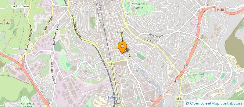 localisation de l'entreprise INDIVISION JOLIVET LOCAT MATER  SAINT-ETIENNE