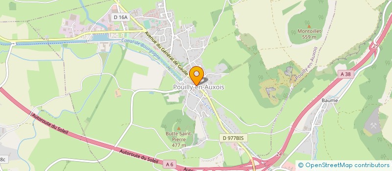 localisation de l'entreprise INDIVISION JOLLIOT STEPHANE à POUILLY-EN-AUXOIS