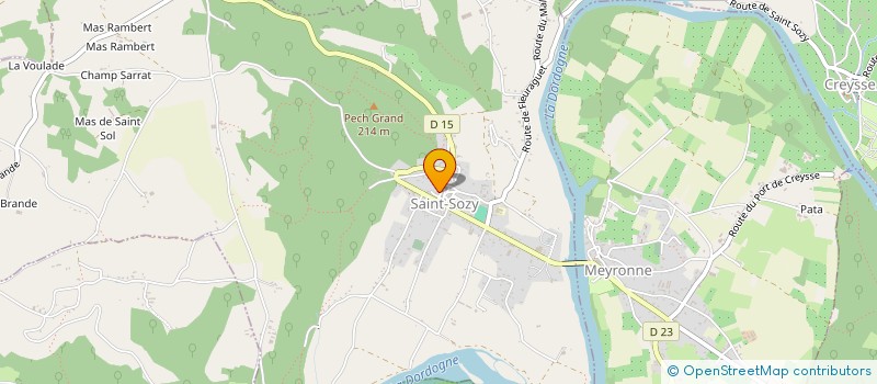 localisation de l'entreprise INDIVISION JOLLY LAVERGNE  SAINT-SOZY