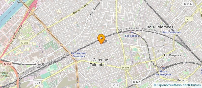 localisation de l'entreprise INDIVISION JOLY-GUINOT à LA GARENNE-COLOMBES