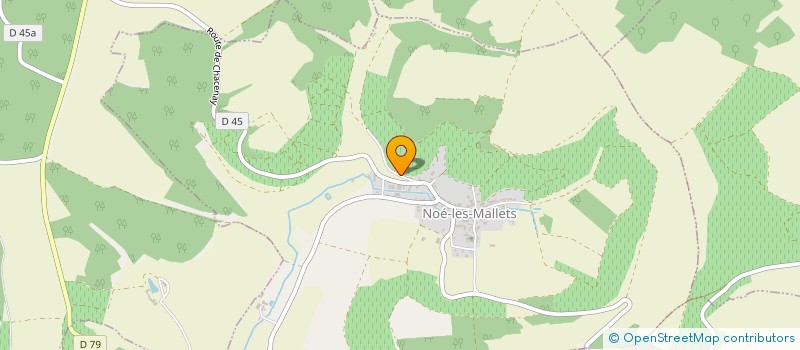 localisation de l'entreprise INDIVISION JOLY GUY  NOE-LES-MALLETS